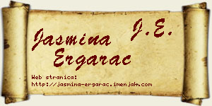 Jasmina Ergarac vizit kartica